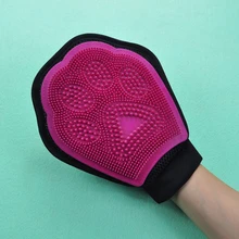 1 шт. собачья кошачья шерсть Расческа Щетка Для Чистки гребень товары для ухода за домашними животными щетки для душа МАССАЖ животных удаление волос собака перчатка для ванны