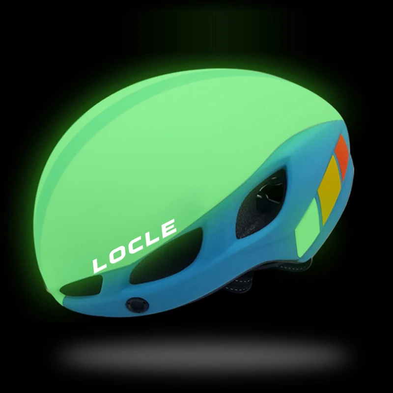 LOCLE Магнитные очки велосипедный шлем Casco Ciclismo IN-MOLD велосипедный шлем дорожный горный MTB шлем с очками