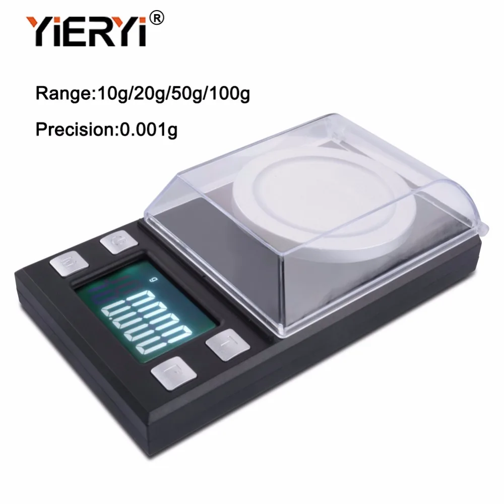 Цена Yieryi 100 г 50 г 20 г 10 г Электронные весы 0,001 ЖК цифровые весы ювелирные изделия лекарственные травы портативные лабораторные весы с точностью в м...