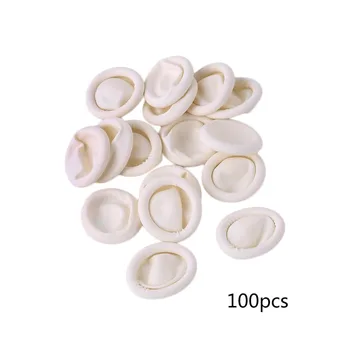 

100pcs Eyebrow Extension Gloves Practical Disposable Anti Static Rubber Latex Finger Cots Off Beauty Tool Accessories