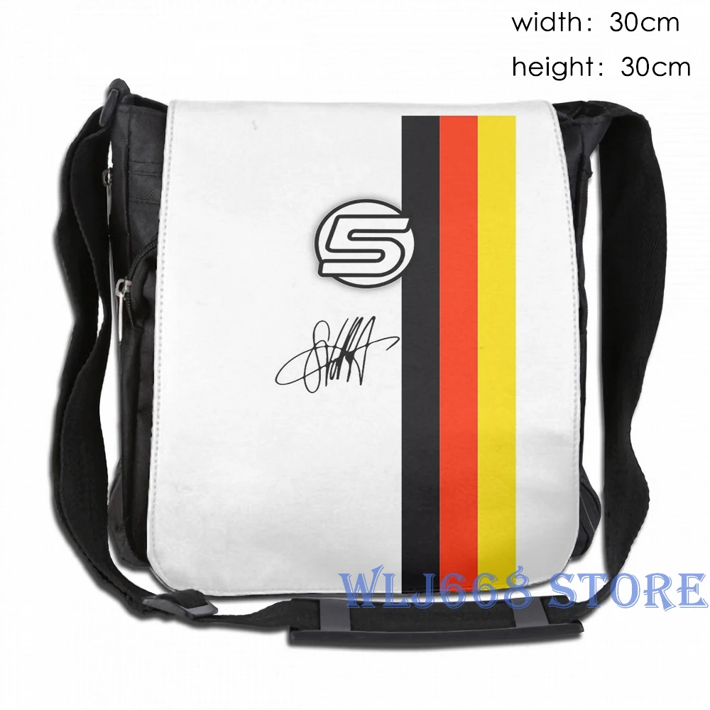 Забавный графический принт сумки на плечо для женщин шлем vettel sig одного плеча рюкзак путешествия для мужчин спортивная сумка