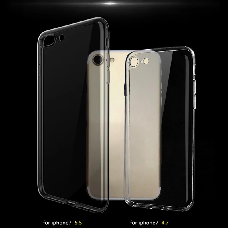 Прозрачный мягкий силиконовый чехол для iphone 7 8 6 6s Plus 7Plus 8Plus X XS MAX XR прозрачный