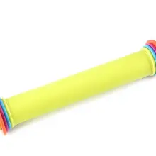 Кухонные формы для выпечки рулонные булавки PP цвета радуги многофункциональная Регулировка толщины Скалка 2 шт./лот