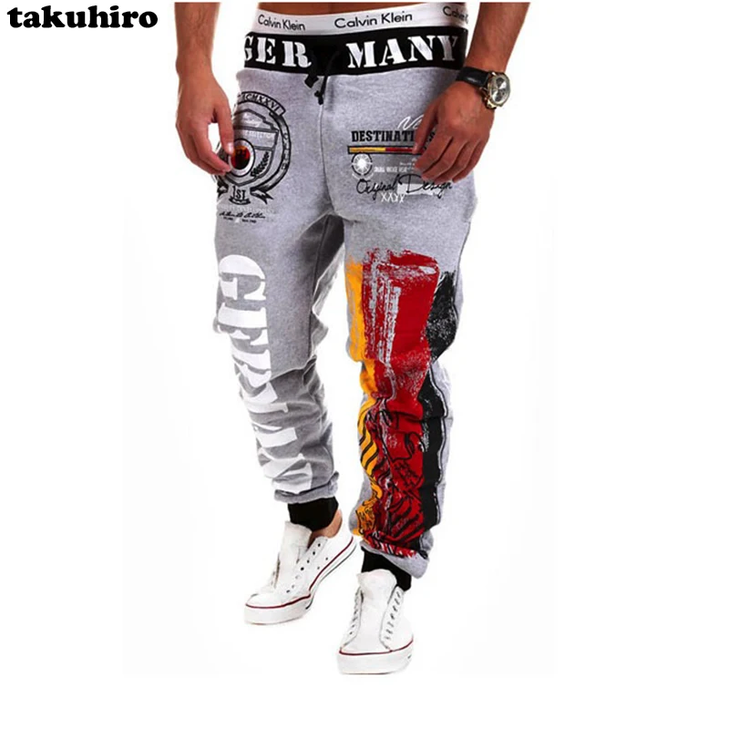 

casual harem letter print 3D pants men pantalons chandal homme hombre pants sweatpants jogger pants men's factory OEM customize