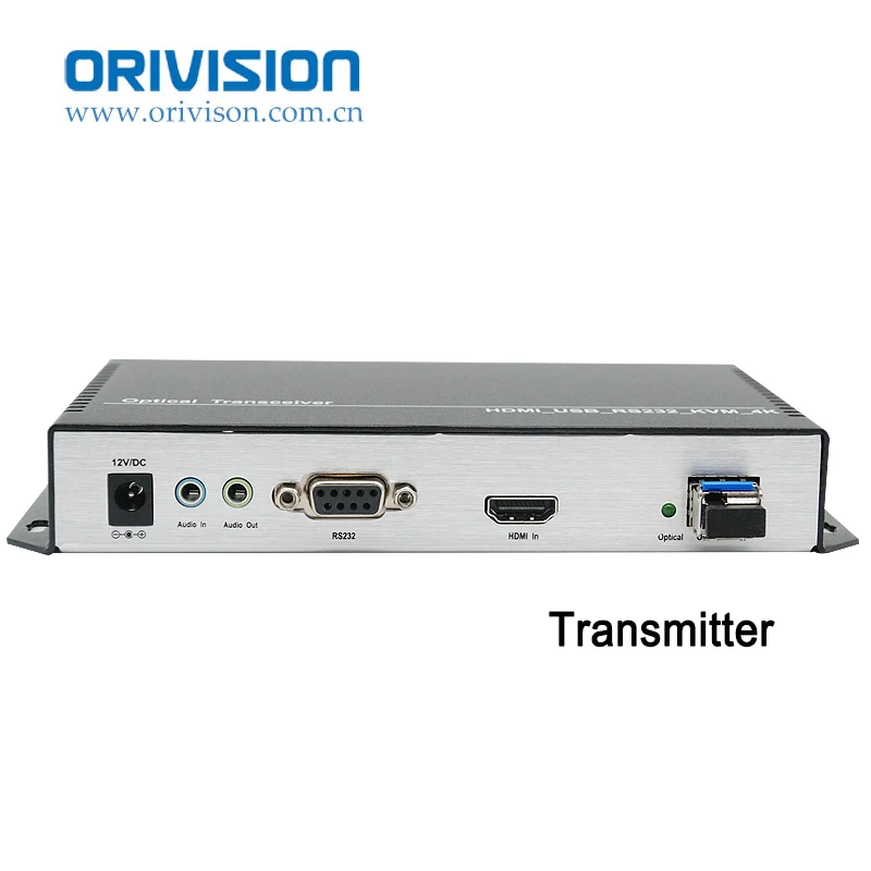  ZY-OKH501 4K*2K HDMI KVM fiber optic extender 10KM with rs232/USB/audio/mic/EDID over Single-mode 1