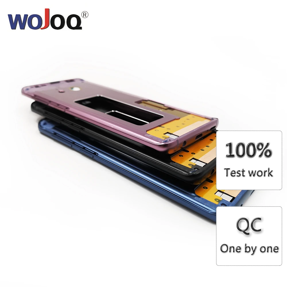 

Original Middle Frame For Samsung S9 G960 G960F S9 Plus G965 G965F Metal Housing Bezel Chassis Replacement Parts