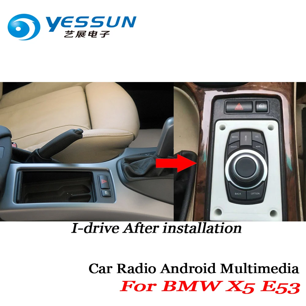 Top YESSUN 10.25" inch HD Screen For BMW X5 E53 1999~2006 Car Android Stereo Audio Video Player GPS Navigation Media idrive No DVD 3