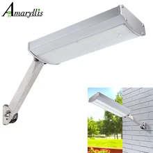 48 светодио дный Rotable Солнечный свет алюминиевого сплава супер яркий открытый Водонепроницаемый солнечный светильник освещение безопасности с 4 режима