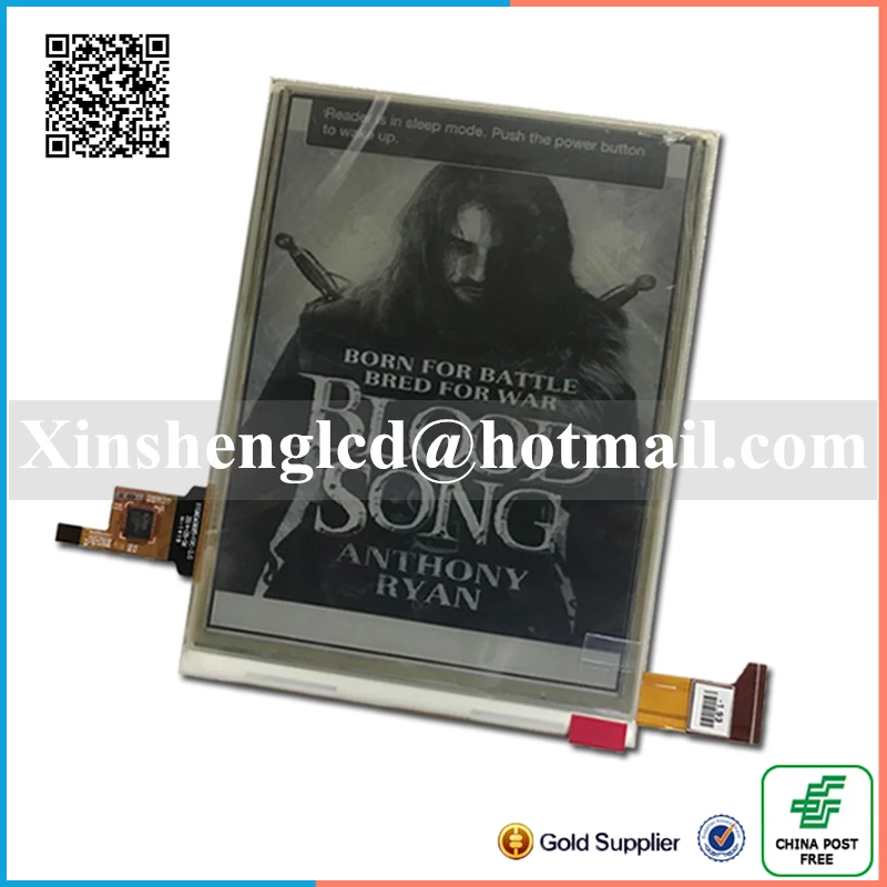 

6" E-ink LCD Screen ED060XD7 Ebook e-Readers LCD Display free shipping