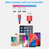 USLION 1M 3A Fast Charging Magnetic USB Micro Cable Type C Cable LED Phone Wire Type-C Magnet Charger For Iphone XS 7 XR Samsung ► Photo 3/6