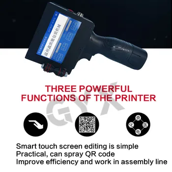 

Portable handheld inkjet printer Expiration date / lot number / QR code / weight printing Light and easy to carry Mini printer