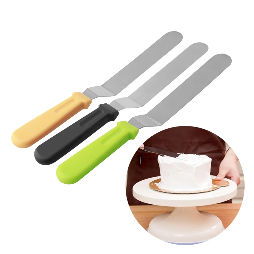 Buy New 6/8/10Inch Cake Cream Butter Spatula Scraper