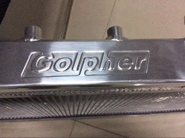 GOLPHER охлаждение CYSTEM алюминиевый радиатор, IOL-COOLER, интерколер