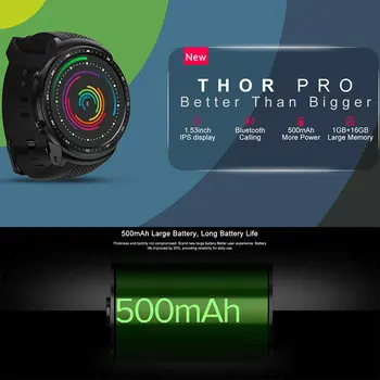 

Zeblaze Thor PRO smart watch men heart rate call message reminder business sport watch smart electronics man smartwatch on wrist