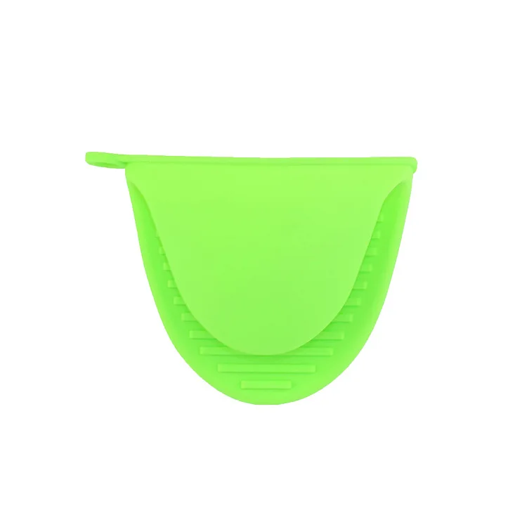 2pcs Kitchen Colorful Silicone Gloves Thick Heat Resistant Silicone Oven Glove Non-slip Microwave Gloves Kitchen Heat Resistant