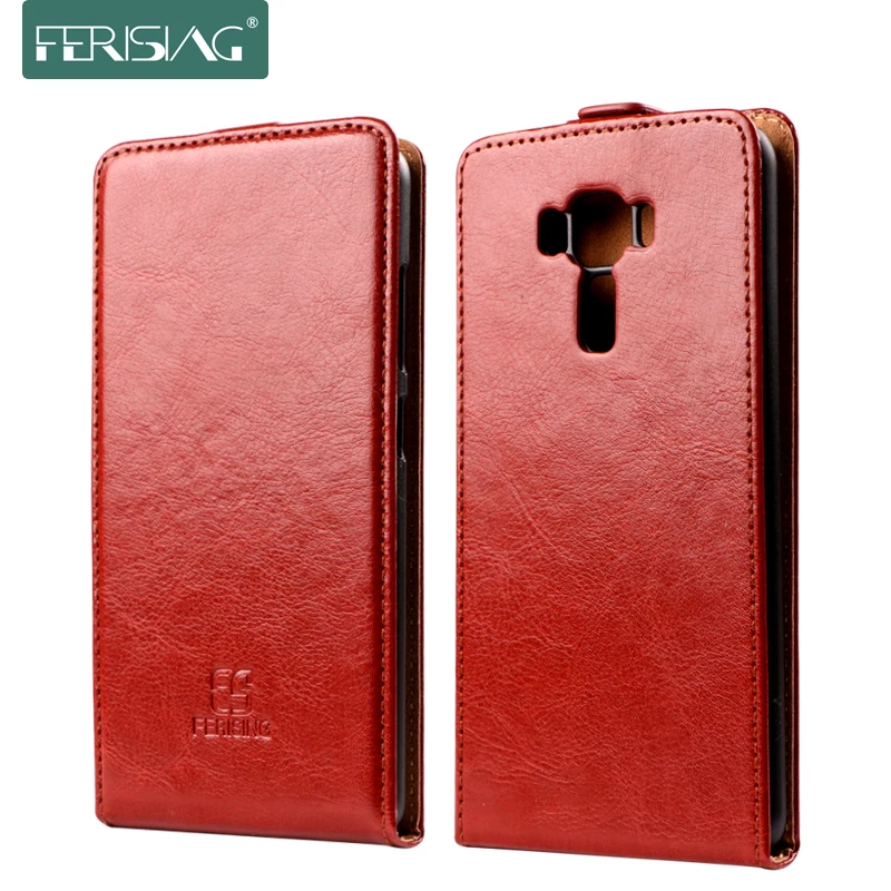 

FERISING Case For Asus Zenfone 3 Laser Texture Leather Smart Phone Case for Asus Zenfone 3 Laser ZC551KL Coque fundas Cover P002