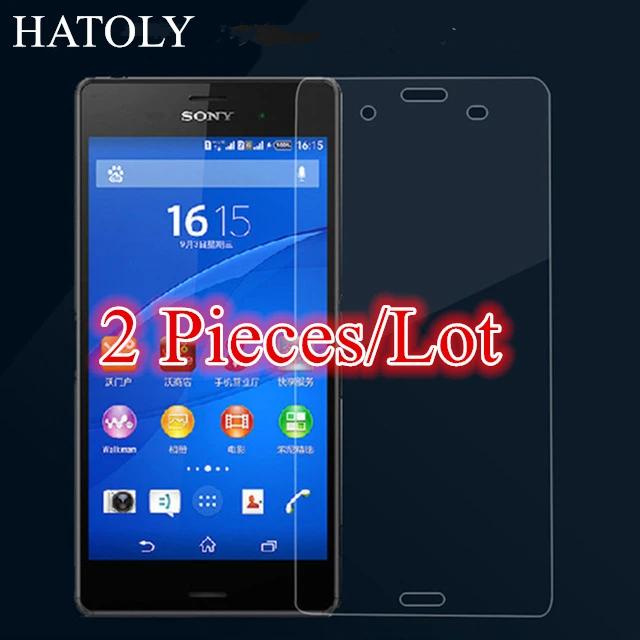 

For Glass Sony Xperia Z3 Tempered Glass for Sony Xperia Z3 Screen Protector for Sony Z3 Glass D6603 D6653 D6616 L55T HATOLY ^
