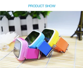 

New Arrival Q90 GPS Phone Positioning Fashion Children Watch 1.22 Inch Color Touch Screen WIFI SOS Smart Watch PK Q80 Q50 Q60