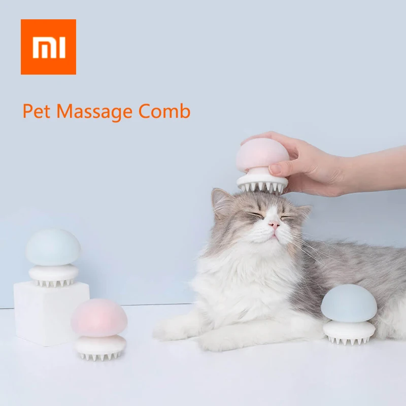 Xiaomi Mijia пушистый хвост Медузы Собака Кошка Массажер расческа ионная