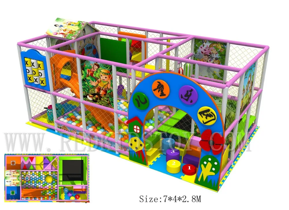 Custom designed for The Romanian Customer Indoor Soft Playground Center