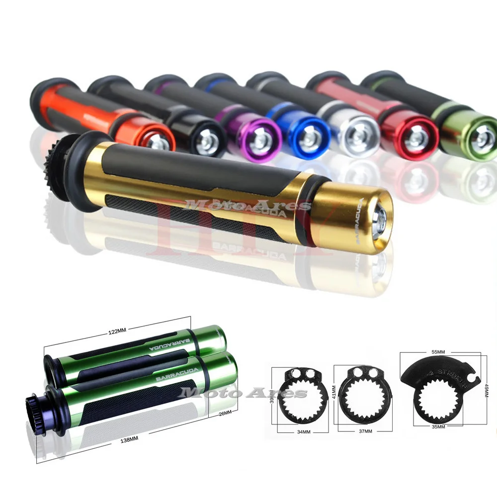 

BARRACUDA 7/8 '' Handle Motorcycle bar PLUGS Knobs CNC 22MM Universal For honda cbr600rr f2 f3 f4 f4i cbr 600 f5 7 colo