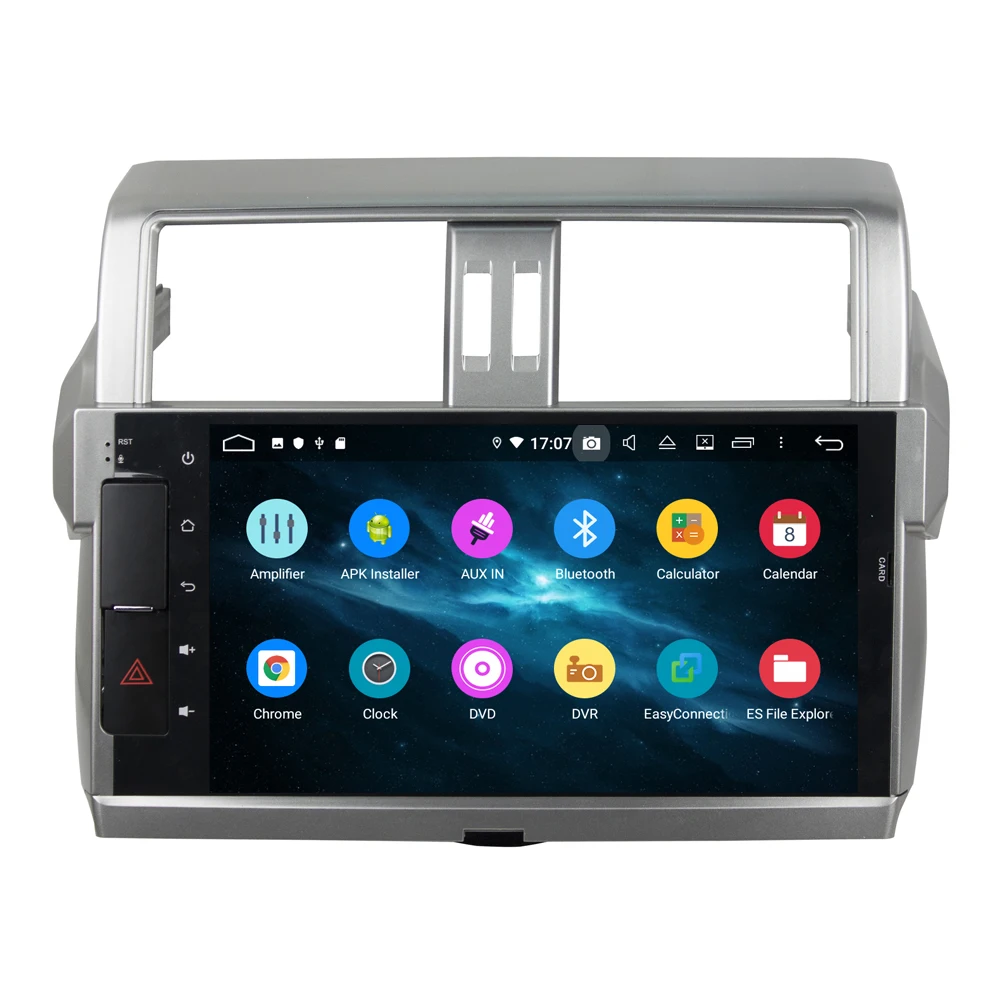 Top DSP Android 9 Car DVD Player GPS navigation for Toyota Land Cruiser 150 PRADO 2014 2015 Auto radio Radio head unit tape recorder 2