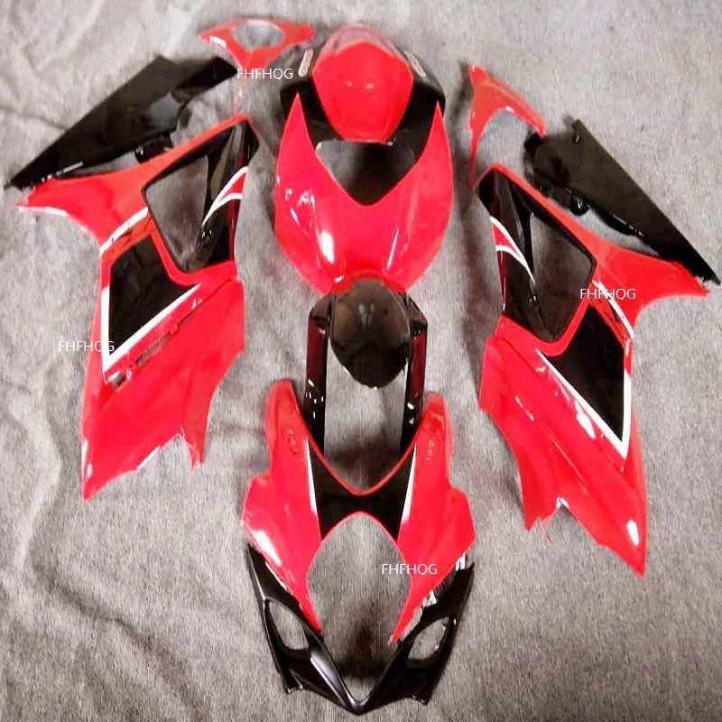 МОТОЦИКЛ ABS обтекатель комплект для Suzuki K7 07 08 GSXR GSX R 1000 красно черный R1000 2007 2008