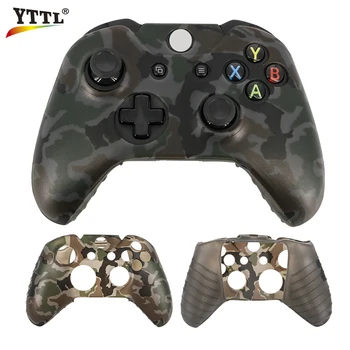 

2017 YTTL 10PC/LOT New for Xbox One S Controller Case Silicone Cover Skin for Xbox One S Controllers camo case