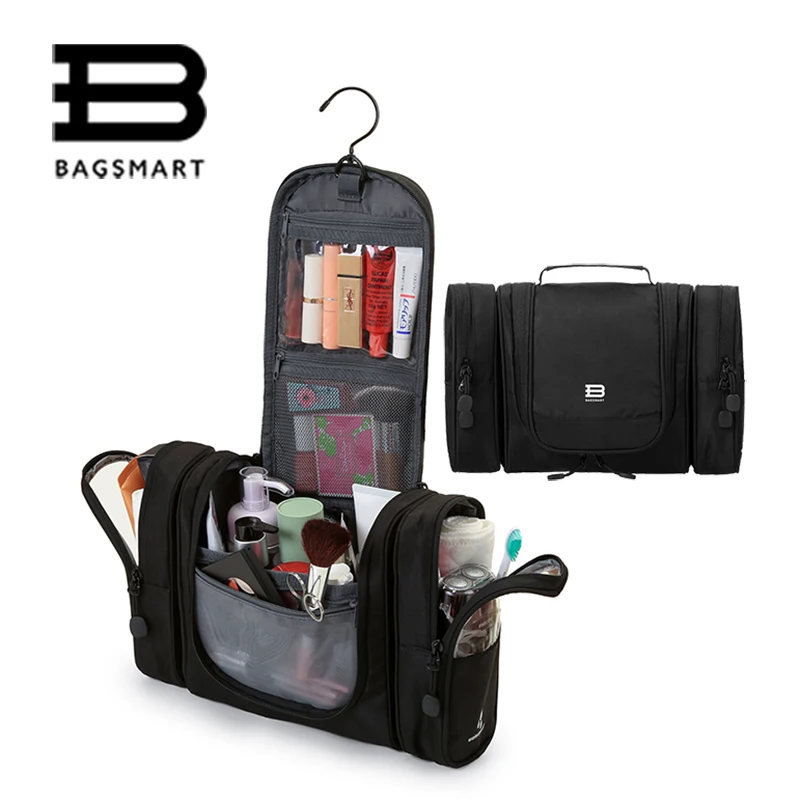 Продажа BAGSMART косметолог путешествия косметичка чемодан Организатор несессер Сумки для женщин составляют мешок водонепроница Bolsa Neceser Maquillaje