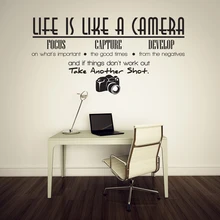 Hot sale life is like Letter Wall Stickers Living Room Office Decoration Wall Stickers Home Decor