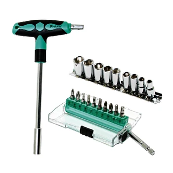 

High Quality 20 IN 1 Hand Tool T-handle Driver Sockets & Bits Set, Wrench Driver Set, Screwdriver Set SD-9701M