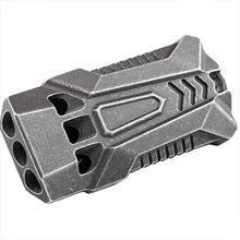 High-strength Aluminum Alloy Hardcore Whistle Integrated Processing Waterproof-Design Outdoor Survival Whistle creeper outdoor aluminum alloy survival whistle white silver