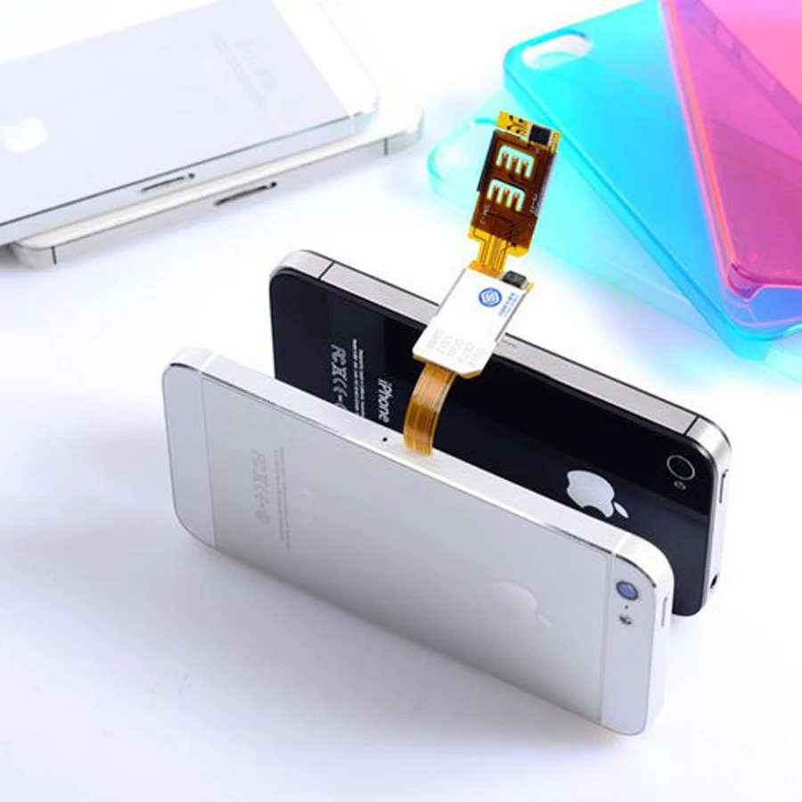 Magic Sim Dual 2 Sim Card Adapter Slot Single Standby For Iphone 5 5s 5c 6 6s 6plus 6s Plus For Iphone 5 Adapter Iphone 5iphone Adapter Aliexpress