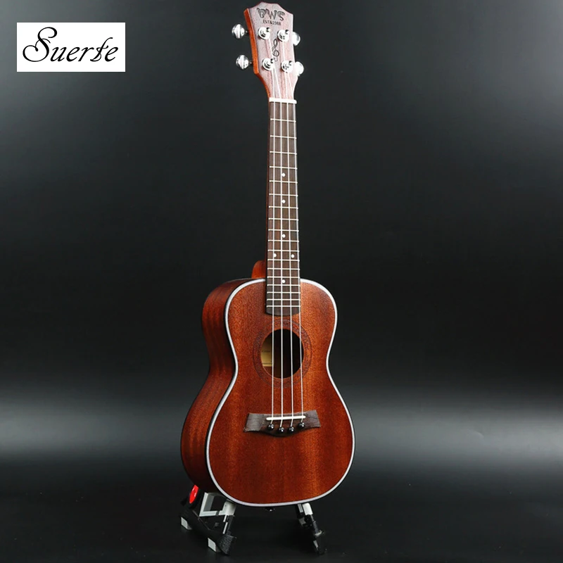 

SUERTE New Arrival 23 Inch Soprano Ukulele Retro Hawaiian Guitar Rosewood Fretboard 4 Strings Mahogany Ukelele for Beginners