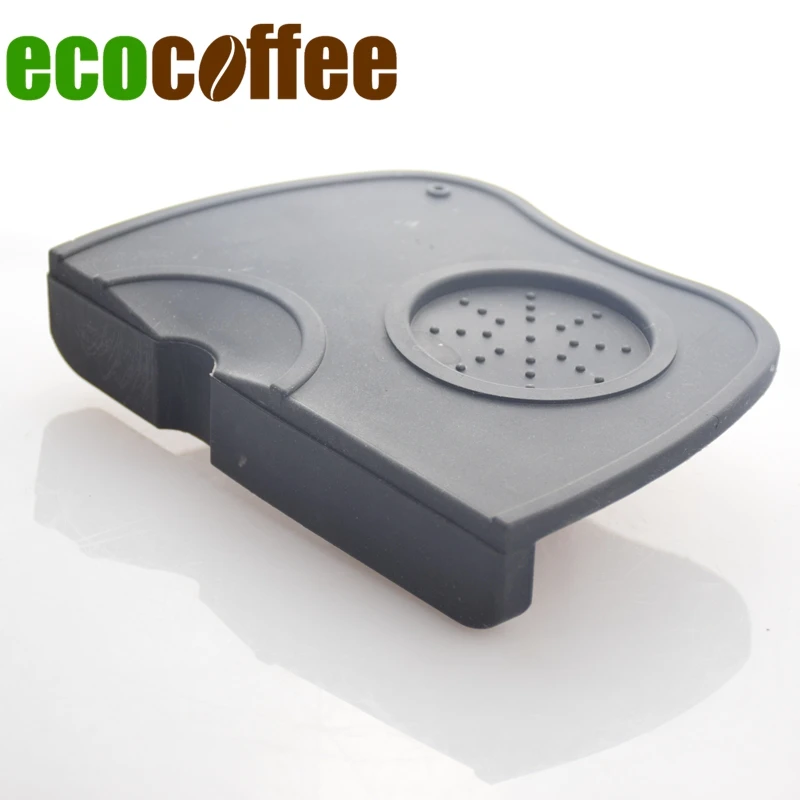 

Ecocoffee Coffee Tampering Corner Mat Pod Tool Made for Barista Silicone Coffee Tamper Mat Black 2018 New CIQ Stocked Hot Sale