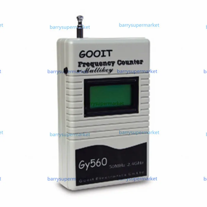 GY560 частотомер счетчик тестер для двухстороннее радио приемопередатчик GSM 50 МГц-2,4 ГГц 7 значный ЖК-дисплей Дисплей с измерителем сигнала