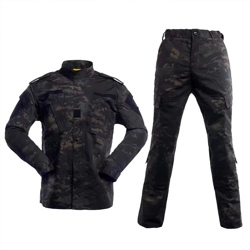 NEW MCBK Military BDU uniforms/ Multical Black tactical BDU uniforms(jacket& pants) tactical cargo pants uniform