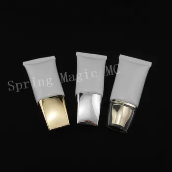 

30ml White Soft Tube With flat Lid For Eye Cream/Emulsion/CC Cream Cosmetic Tube 30g Plastic Soft tube Cosmetic containers hose