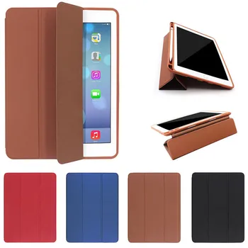 

For iPad Pro 12.9 2017 2nd Gen Case with Pencil Holder PU Leather Soft Silicone Back Cover for Ipad pro 12.9 inch 2017 Case
