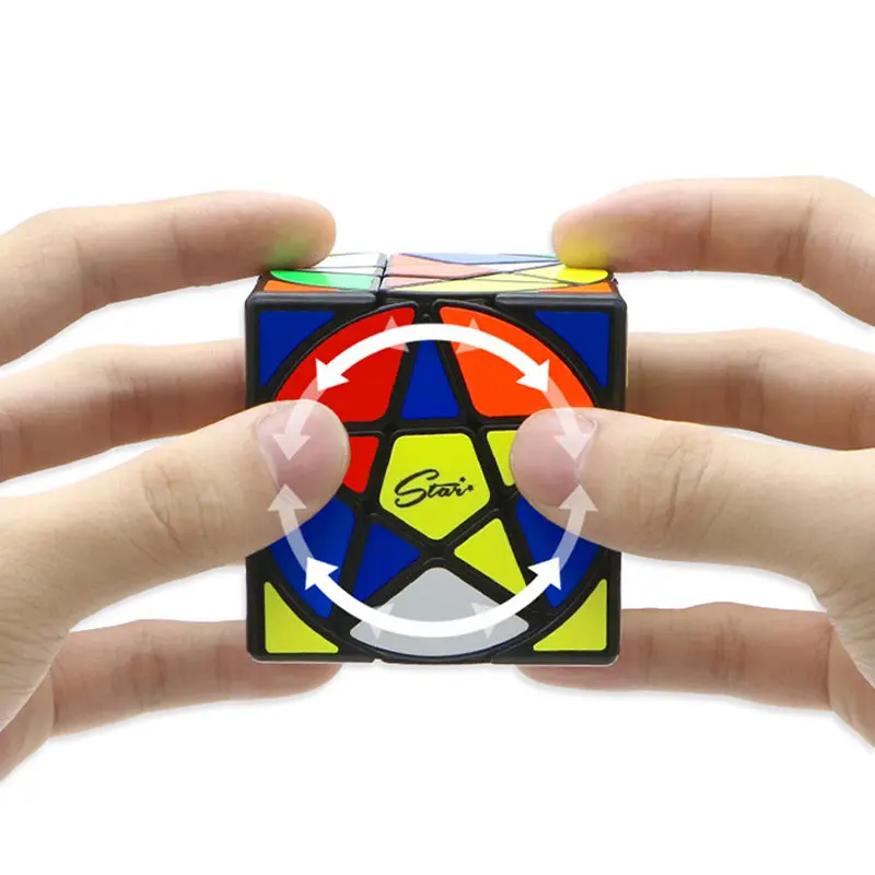 Qiyi mofangge Пентакль Cube Магический кубик Рубика скоростной или Stickerless Скорость CubePuzzle