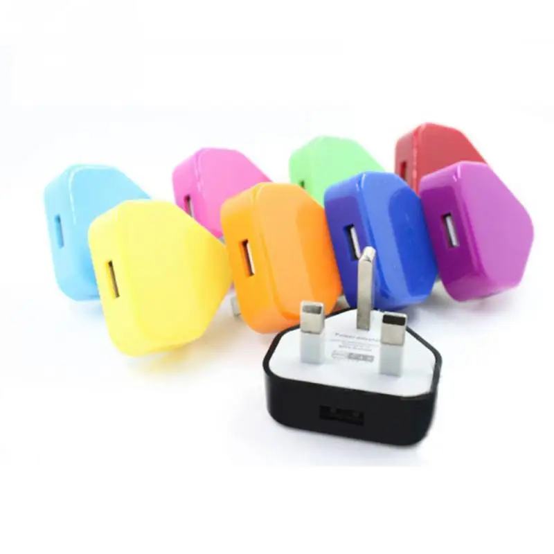 

Universal 5V 1A Travel USB Charge For Iphone 7 8 UK Plug Portable 3 Pin USB Power Adaptor Charger For Samsug s8 s9 Huawei