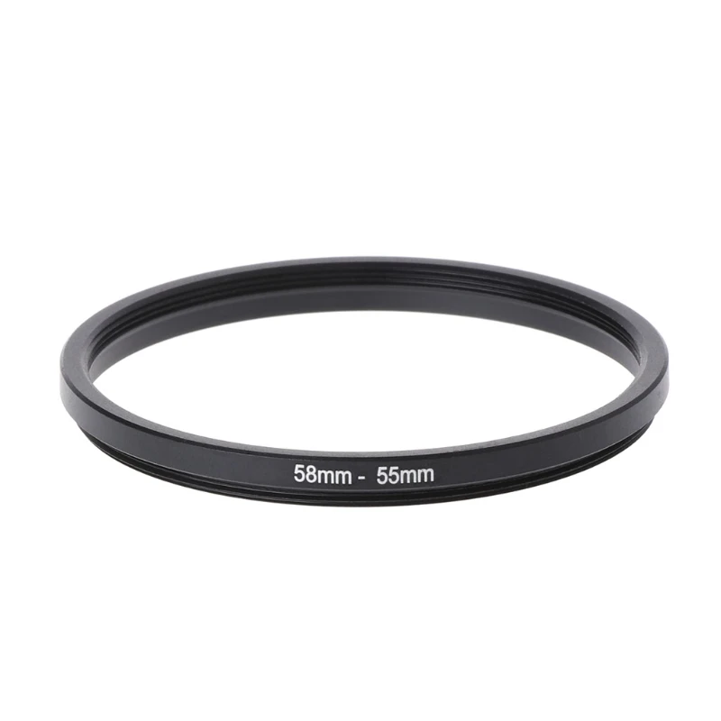

58mm To 55mm Metal Step Down Rings Lens Adapter Filter Camera Accessories