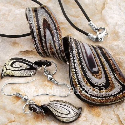 Комплект из колье и серёг муранского стекла|necklace earring set|earrings setearring necklace set |