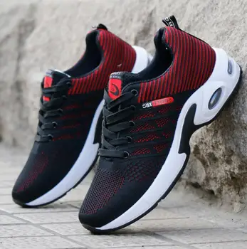 

Male Sneakers 2019 Fashion Summer Mesh tenis Breathable Wedges Sneakers Men knitting deportivas zapatillas hombre travel shoes