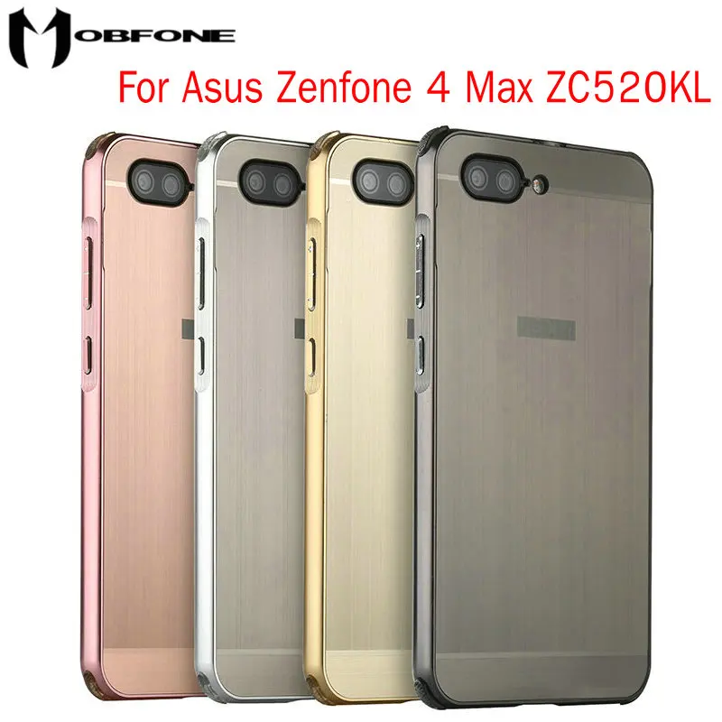 Роскошный Матовый металлический бампер для Asus Zenfone 4 Max ZC520KL(5,2 дюймов) противоударный чехол для телефона, Capa