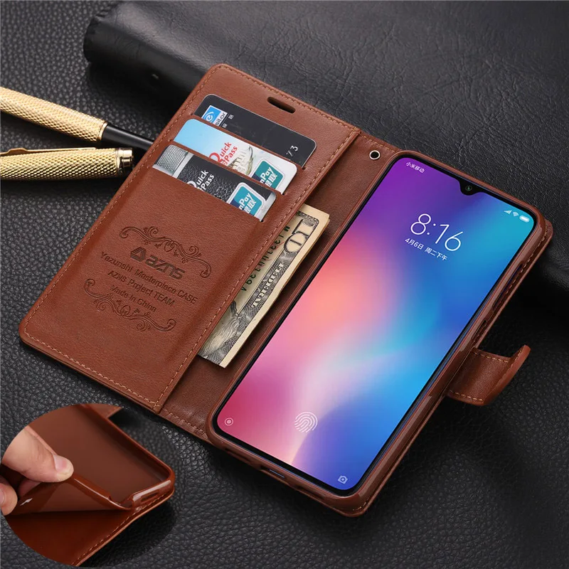 For Xiaomi Mi 9 Mi9 Case Luxury Wallet PU Leather Phone Case For Xiaomi