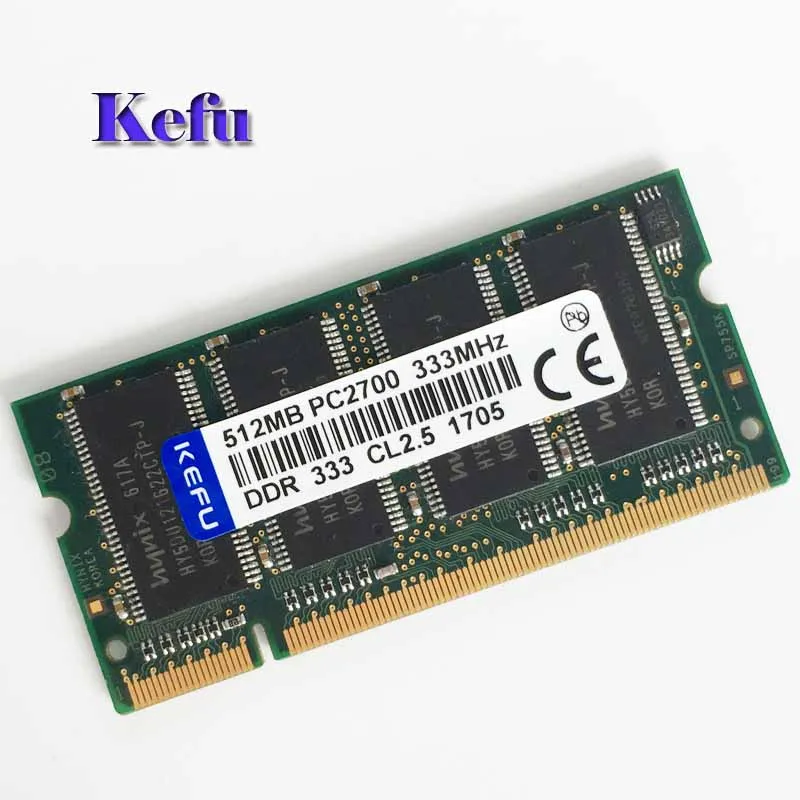 Acheter 512 MB PC2700 DDR333 333 MHZ DDR1 200pin Sodimm 333 Mhz Ordinateur Portable Mémoire RAM Ordinateur Livraison gratuite CL2.5