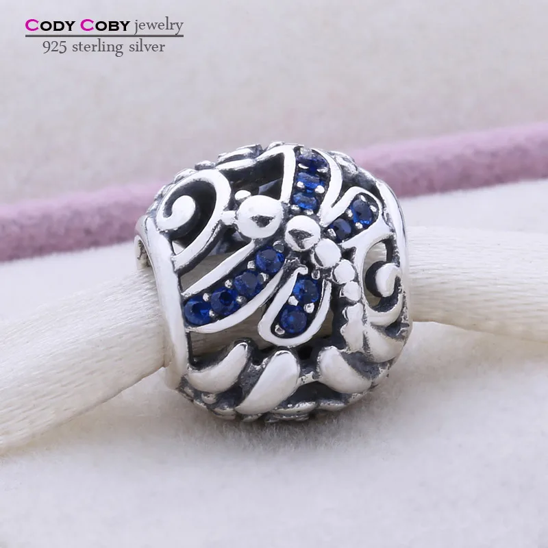 925 Sterling Amour Coeur avec CZ et émail Fit European Charm Bead Bracelet
