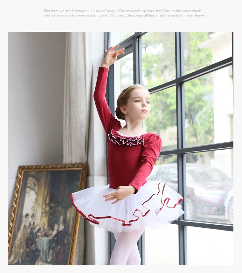 Популярная детская Одежда для танцев балетное платье с блестками платье-трико для балета с пачкой для девочек Детские костюмы для костюмированной вечеринки на день рождения