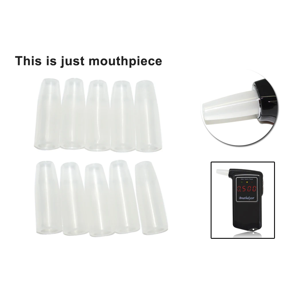 

Digital Breath Alcohol Tester Breathalyzer mouthpiece 50pcs for Alcohol Tester AT-858/AT868 wholesale Freeshipping Drop shipping